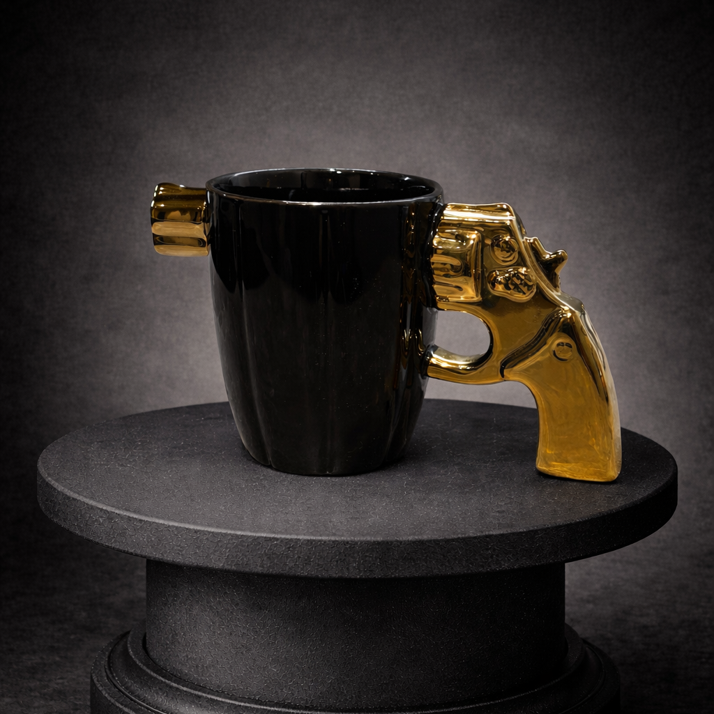 Puodelis „Revolveris“