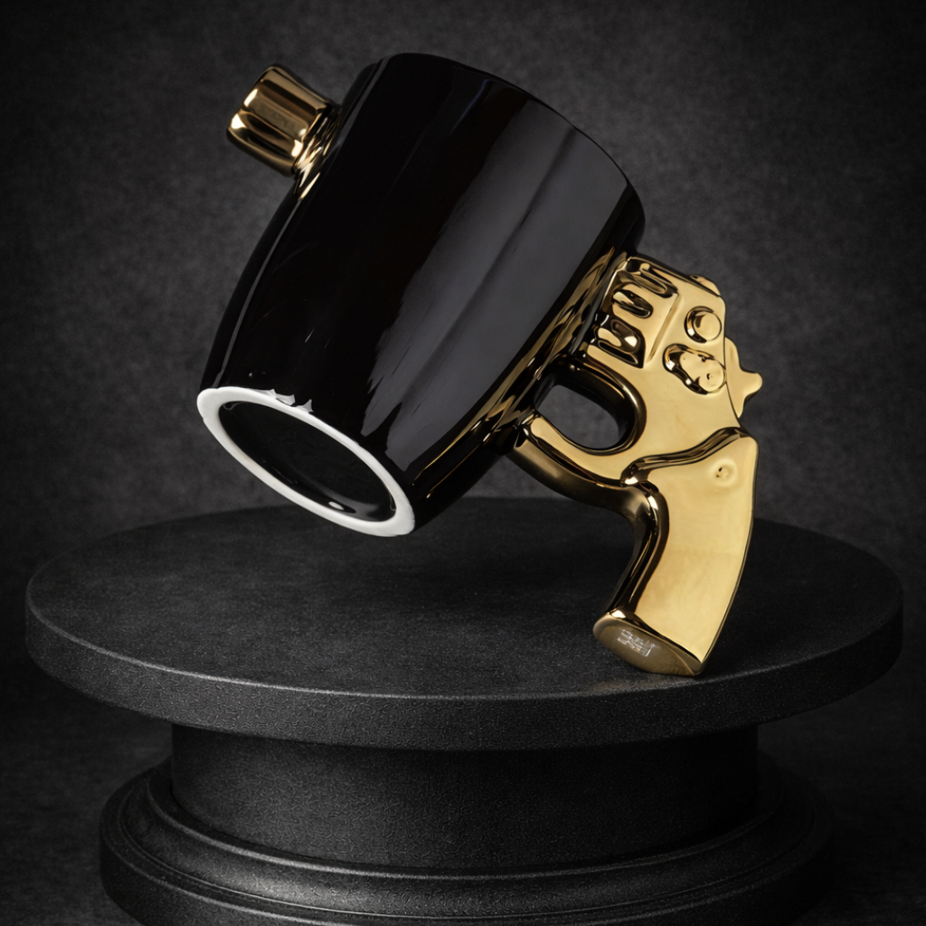 Puodelis „Revolveris“